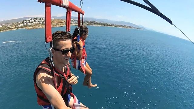 Аланья, полет на парашюте смотреть онлайн