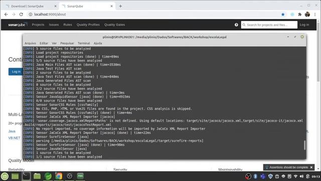 Spring 006 SONAR Instalação, Configuração e Execução смотреть онлайн