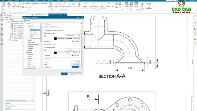 SIEMENS NX DRAFTING #12 | Create 2D Drawing from 3D model | Practice Exercises for Beginers смотреть онлайн