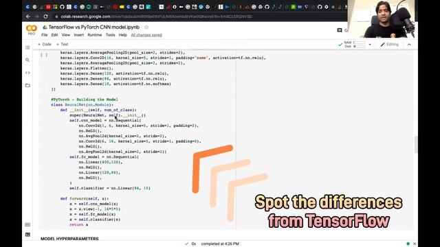 How to build CNN model using TensorFlow and PyTorch смотреть онлайн