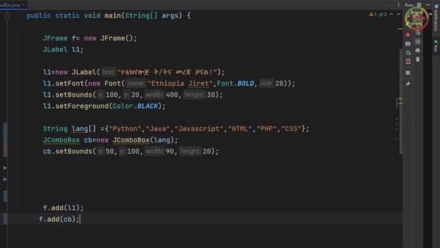 Java GUI #8 Combo-Box . |Jcombo-Box. смотреть онлайн