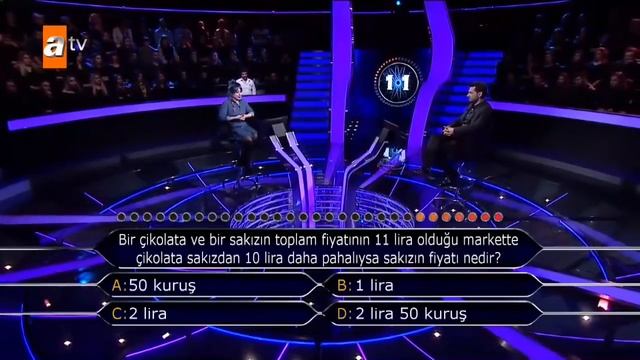 Kim Milyoner Olmak İster'e damga vuran matematik sorusu! смотреть онлайн