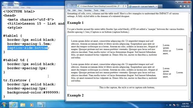 HTML5 & CSS3 Tutorials - Styling List and Table with CSS3 смотреть онлайн