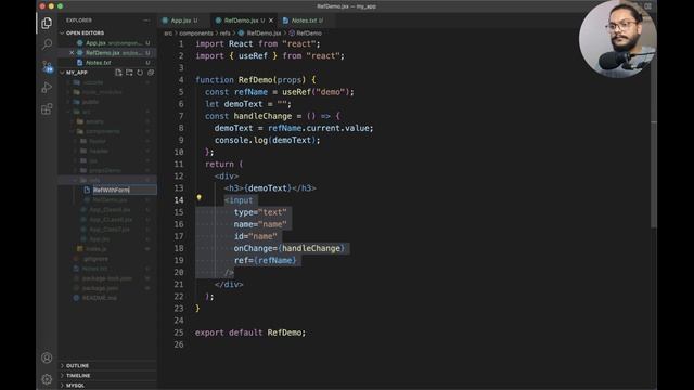 Class-8 : Refs and useRef Hooks in ReactJs смотреть онлайн