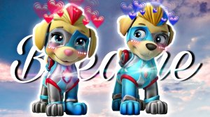 ? ❝Breathe❞ ~ Twins Edit Paw Patrol Mighty Pups ?