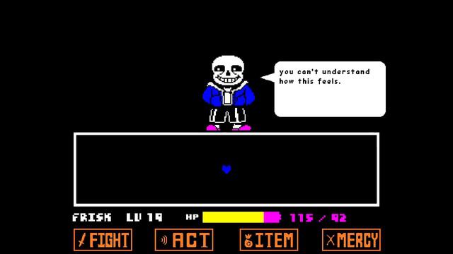 UnderTale - Hard Mode Sans Fight - Hard Mode / No Delay | Phase 1 | [INF HP] смотреть онлайн