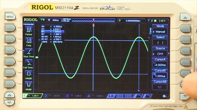 Using Rigol Advanced Analysis Cursors by Saelig смотреть онлайн