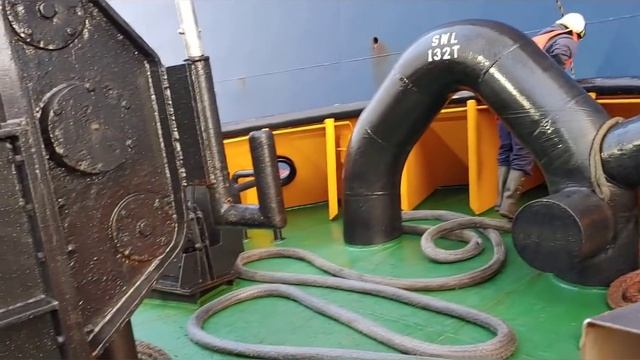 Marco Polo.  The Largest Container Ship To Ever Enter Halifax Harbour, Leaves.