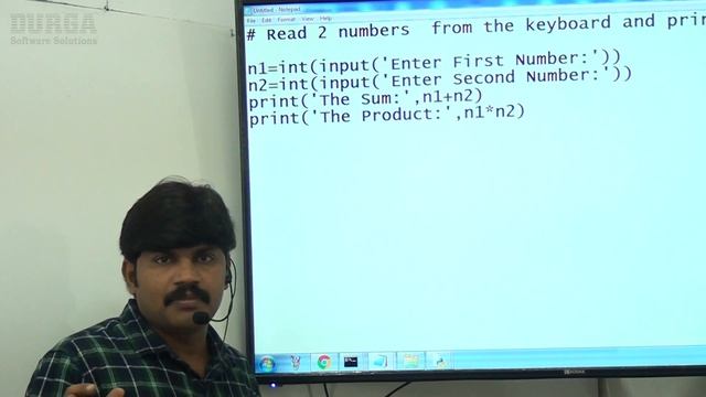 Python Tutorial || How to Write and Run python code by using NotePad || by Durga Sir смотреть онлайн