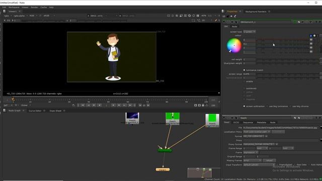How to remove Background in Nuke смотреть онлайн