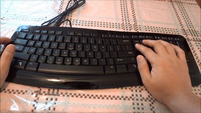 Microsoft Comfort Curve 3000 Keyboard - Unboxing and Video Review (HD) смотреть онлайн