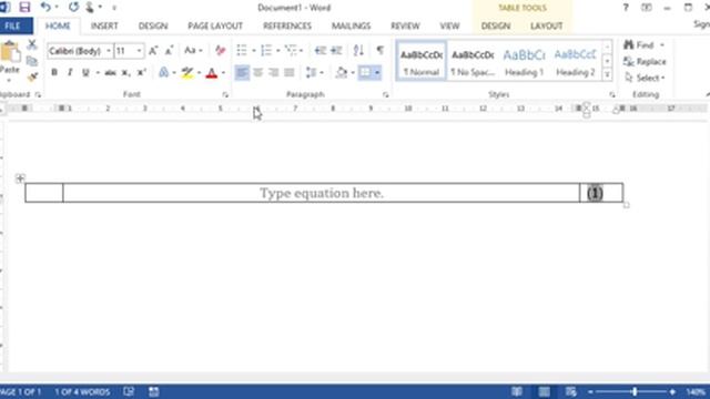 Insert numbered equations in Word смотреть онлайн