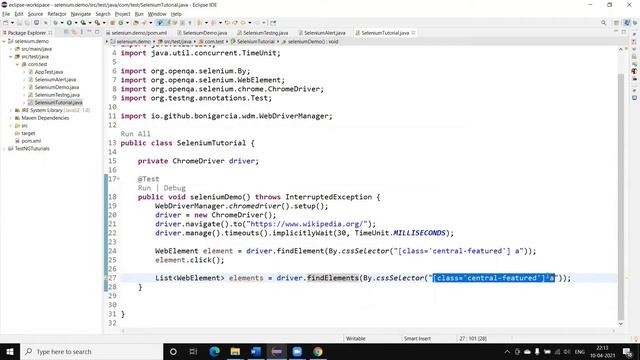 #Tutorials 6 Selenium FindElements and FindElement смотреть онлайн