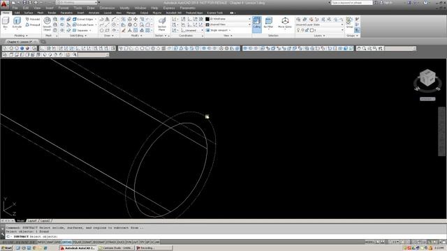 AutoCAD 2014 - 3D Tutorial 10 смотреть онлайн