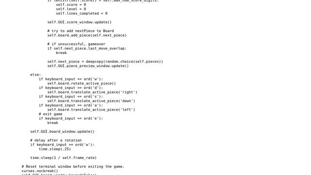 Code Review: Python 3 Curses Terminal Tetris смотреть онлайн