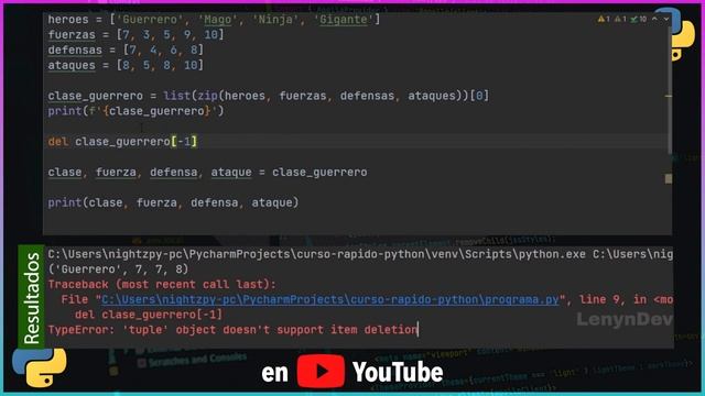 Aprende a usar Zip con Tuplas en Python ? смотреть онлайн