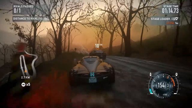 Need For Speed The Run Last ten places Game-play #1 Pagani (This car is Fast) смотреть онлайн