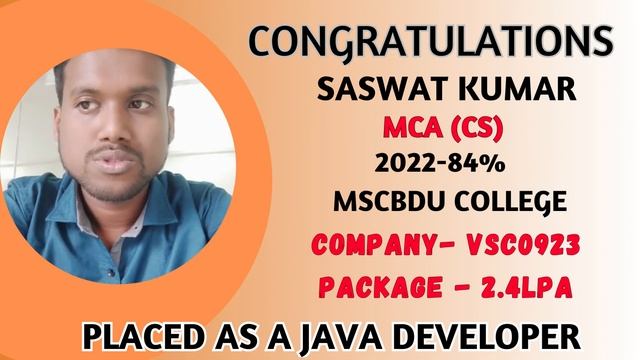 Student Placement Roadmap of a Java Developer by JSpiders | Hyderabad Punjagutta смотреть онлайн