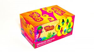 ТРОЛЛИ Коробка шоколадных сюрпризов с игрушками по мультфильму ТРОЛЛИ Dreamworks TROLLS Toys