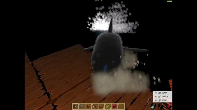 Выживаю в открытом океане. Меня хочет съесть акула! (Raft) 1 часть смотреть онлайн