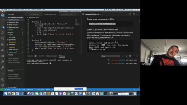 Kubernetes admission controller and OPA смотреть онлайн