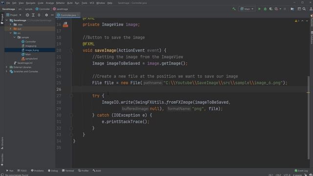 JavaFX and Scene Builder - How to save image from ImageView смотреть онлайн
