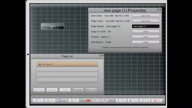 Ashly Remote for iPad Instructional Video - Page Properties смотреть онлайн