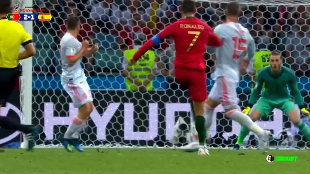 Portugal 3-3 Spain - World Cup 2018 - Cristiano Ronaldo's Hat-Trick - [EC] - FHD смотреть онлайн