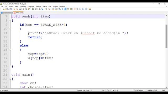 Data Structures and Algorithms (Implementation PEEK(PEEP) Stack Operation) смотреть онлайн