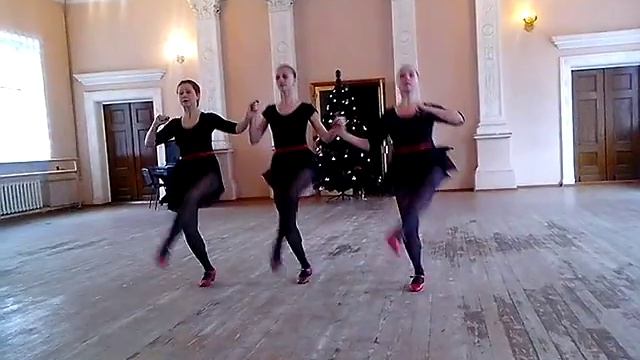 Урок народного танца - Еврейский танец №2 смотреть онлайн