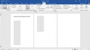 Как удалить лишнюю пустую страницу в Ворде 2016 в середине или в конце документа?