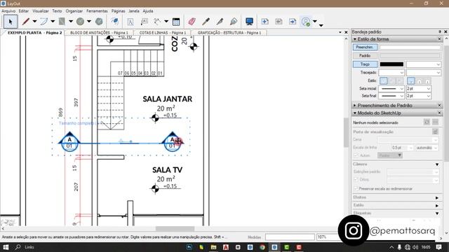 PLANTA BAIXA TÉCNICA I Template SketchUp смотреть онлайн