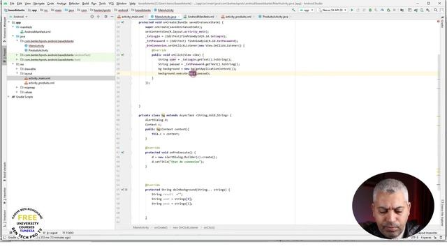 TP05 Accès à une base de données MySQL sous Android смотреть онлайн
