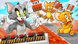 КОШКИ МЫШКИ В  МИРЕ МАЙНКРАФТ! ДЖЕРРИ ПРОТИВ ЛОВУШЕК ТОМА! МАЙНКРАФТ ДОРОГА СМЕРТИ В Garry`s Mod