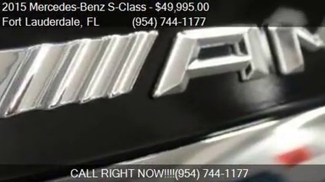 2015 Mercedes-Benz S-Class S 550 4dr Sedan for sale in Fort смотреть онлайн