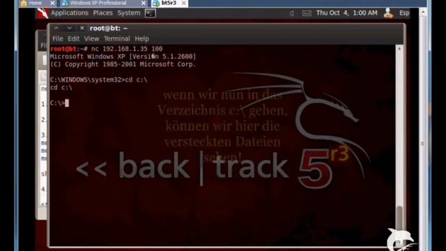 Rootkit & Netcat Backdoor Listener auf Windows PC entdecken - PC Hack erkennen Backtrack смотреть онлайн