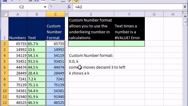 Excel Magic Trick 433: Custom Number Format for Showing Numbers Rounded to Thousands Position смотреть онлайн
