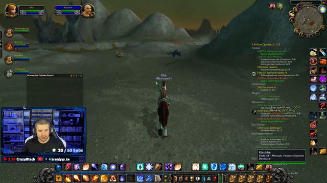 Magierin WoW Classic ❄️ 127 Der Lange Weg Zu Einer Maraudon Gruppe (1-60) [ Deutsch Razorfen ]