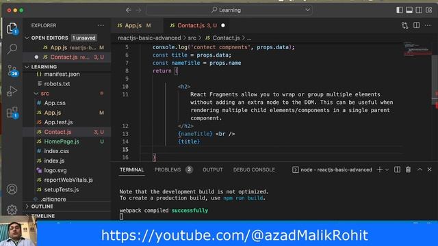 react fragment in react js | Understanding React Fragment in React JS in Hindi in #6 смотреть онлайн