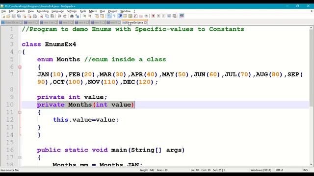 Java Enums with Specific values to constants #304|| Java Enums || Java Enumerated Datatypes|| Enums смотреть онлайн