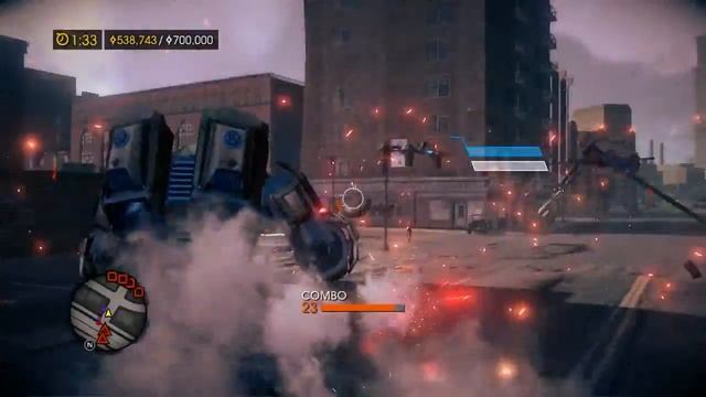 Saints Row 4 - Mech Suit Mayhem - Hard - Gold Medal смотреть онлайн