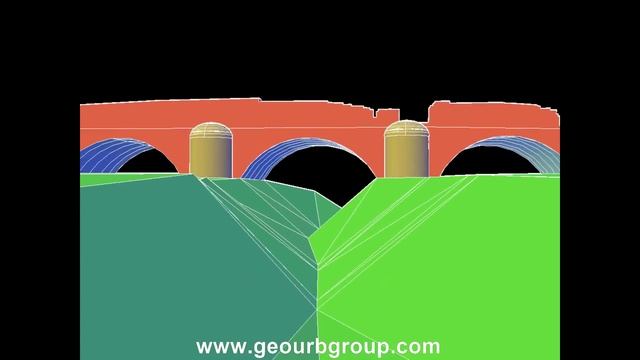 3D Laser Scanning and Modeling - Most Plocica Pancevo - GEOURB Group doo смотреть онлайн