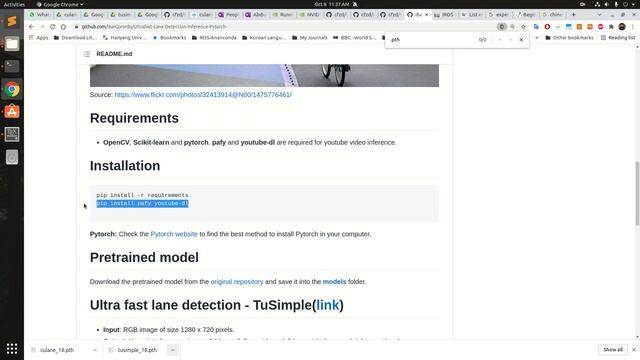 Ultrafast Lane Detection Algorithm Pytorch смотреть онлайн