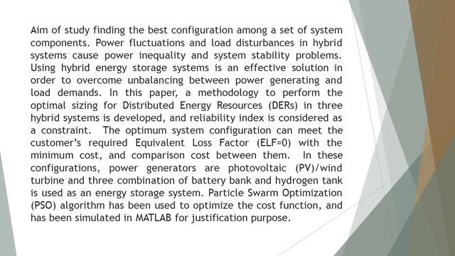 Optimal Sizing of Hybrid Systems and Economical Comparison IJSEER 61 1 8 смотреть онлайн