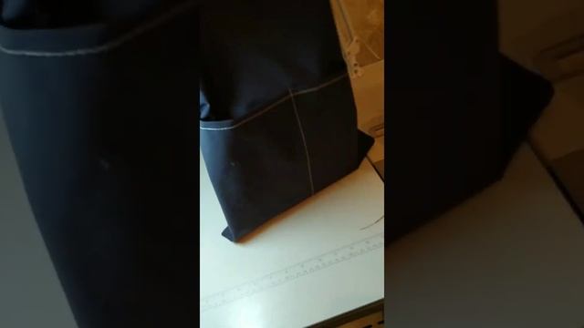 Как сшить простую сумку с двумя карманами. how to sew a simple shopper bag смотреть онлайн