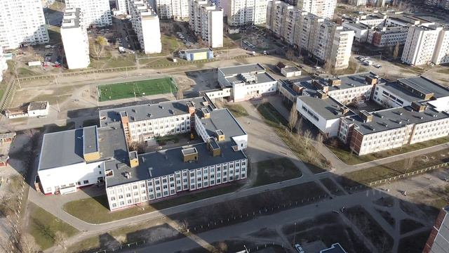 Полет над Троещиной, квадрокоптер смотреть онлайн