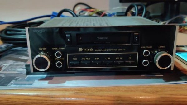 McIntosh Mx-402 a very rare JDM tape from Mac . added aux and working fab #mcintosh #cassetteplayer