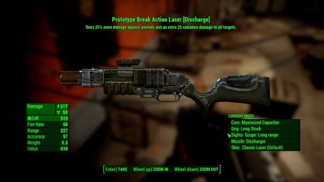 Fallout 4 - CROSS Break Action Laser - Military AER9 Laser (Xbox One & PC) смотреть онлайн