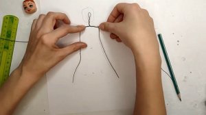 Мастер-класс. проволочный каркас для ватной игрушки с пропорциями.