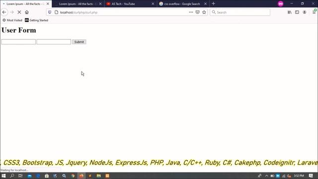 Curl Initialization Part-02 | Send Request To Remote Websites | Receive Content from other domains смотреть онлайн